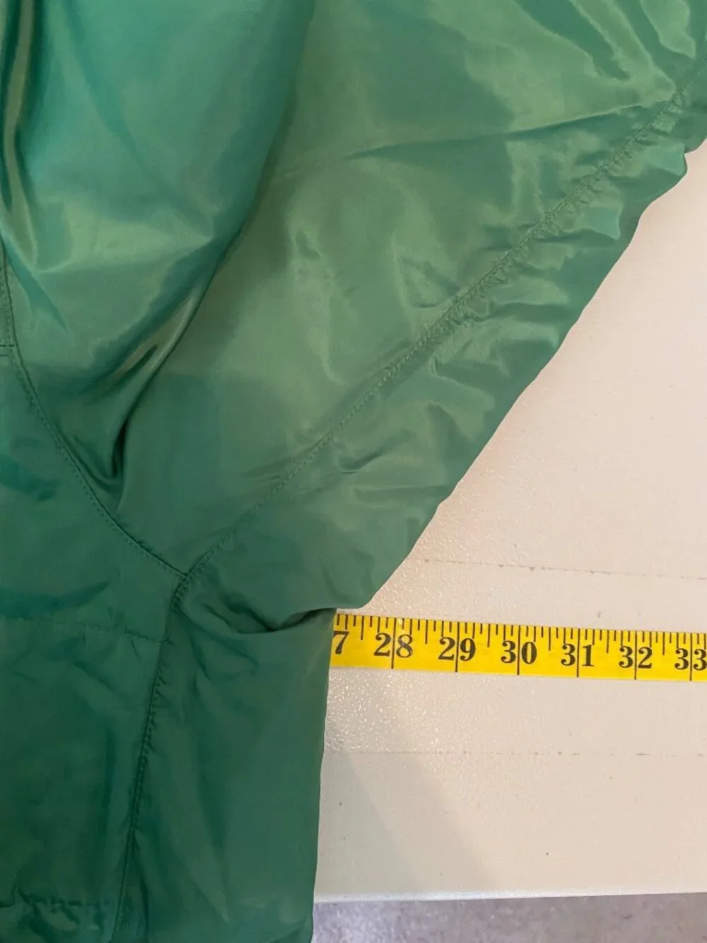 The North Face Mens Green Insulated Zip-Up Jacket Lightweight Coat XXL